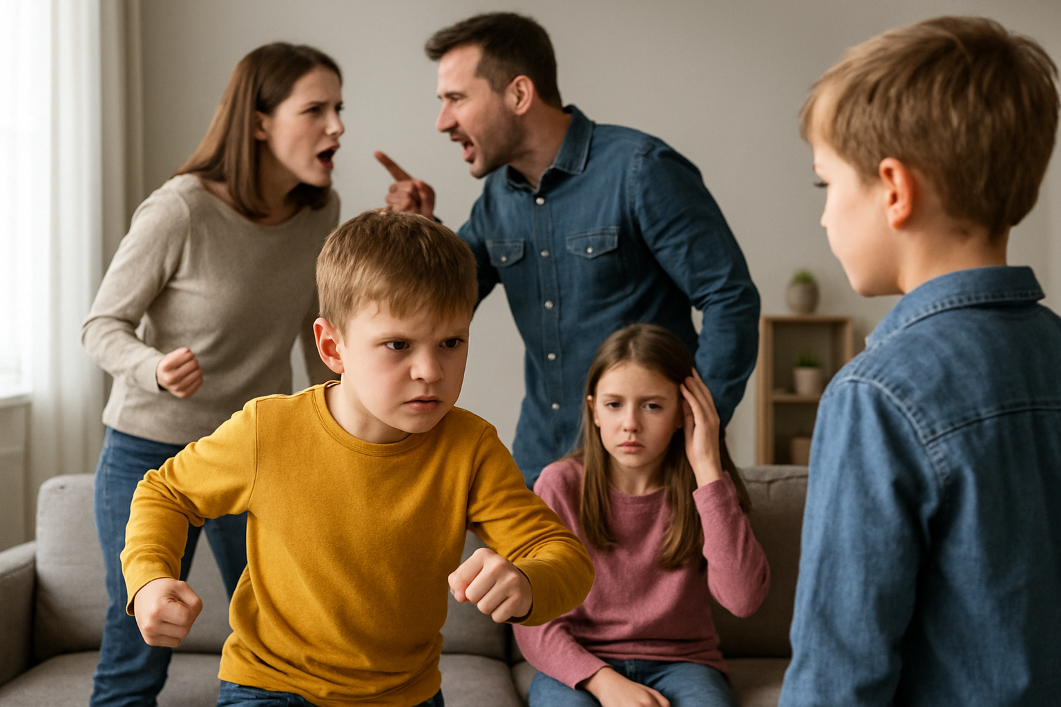 Uticaj batina i vikanja na decu